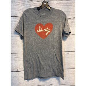 Alice & Wonder "Chi City" Gray T-Shirt Medium